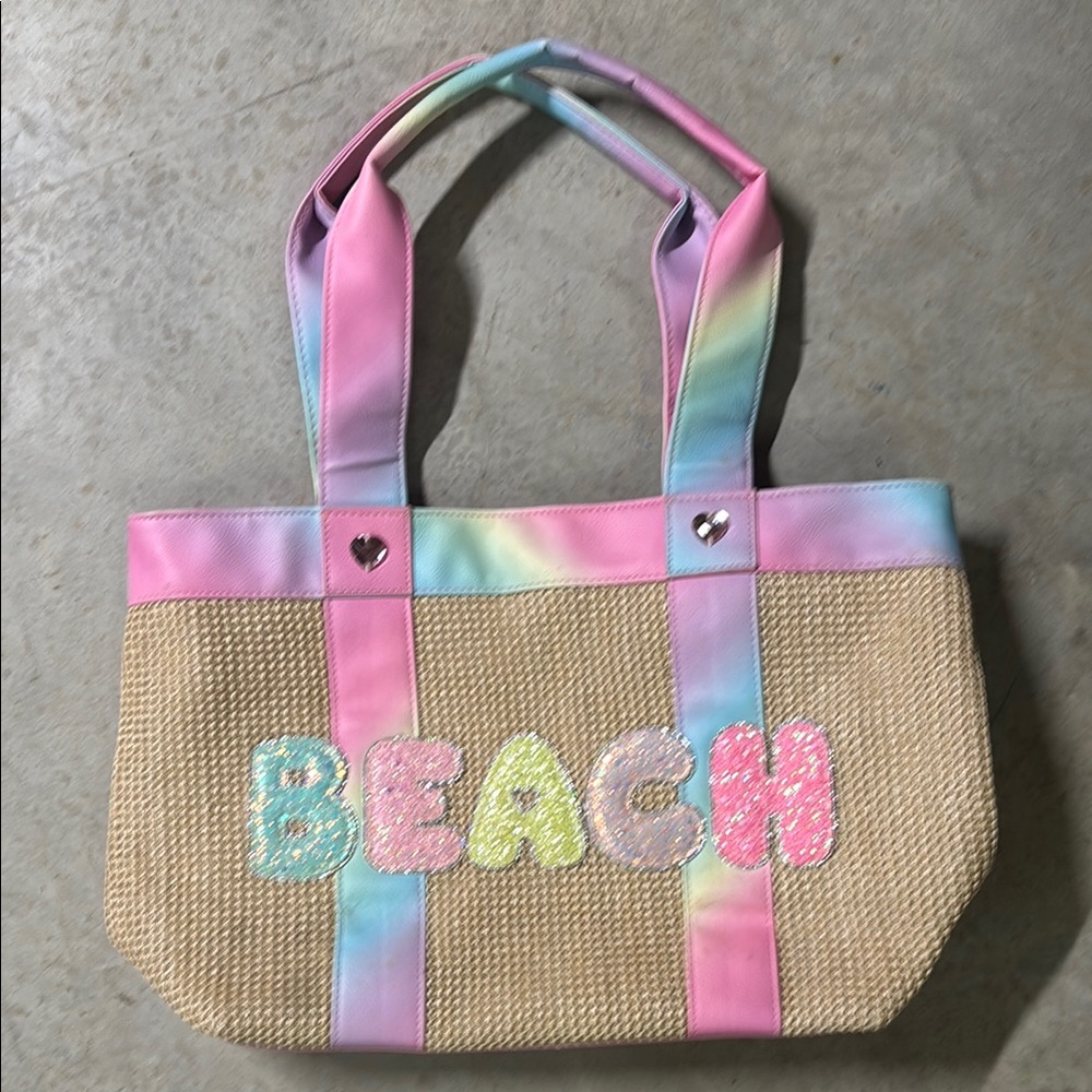 Colorful Beach Tote Bag